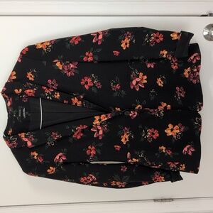 ZARA FLORAL JACKET SIZE 6